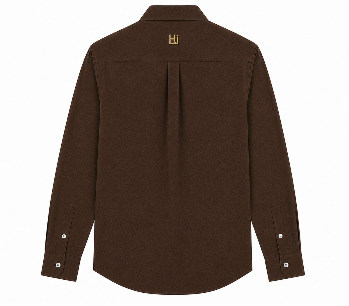 HAISH Classic Textured Brown Shirt
