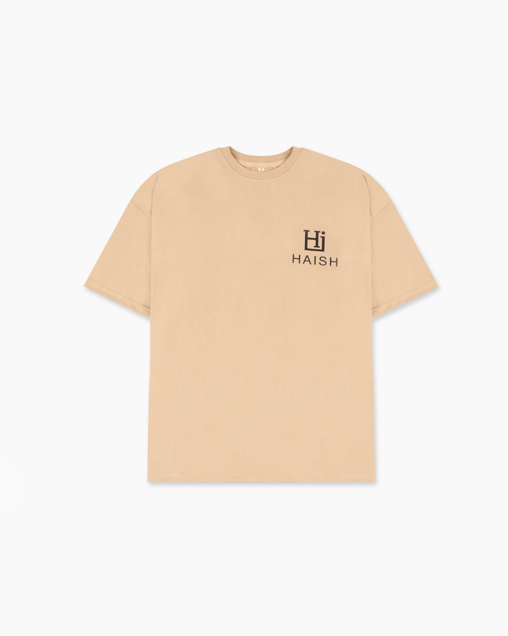 Men’s Minimalist Beige Loose Fit T-Shirt
