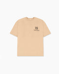 Men’s Minimalist Beige Loose Fit T-Shirt