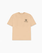 Men’s Minimalist Beige Loose Fit T-Shirt