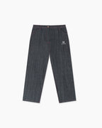 HAISH Contrast Stitch Wide Leg Jeans | Oversized Baggy Denim Trousers for women