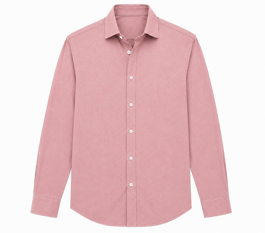 HAISH Classic Textured Pink Shirt