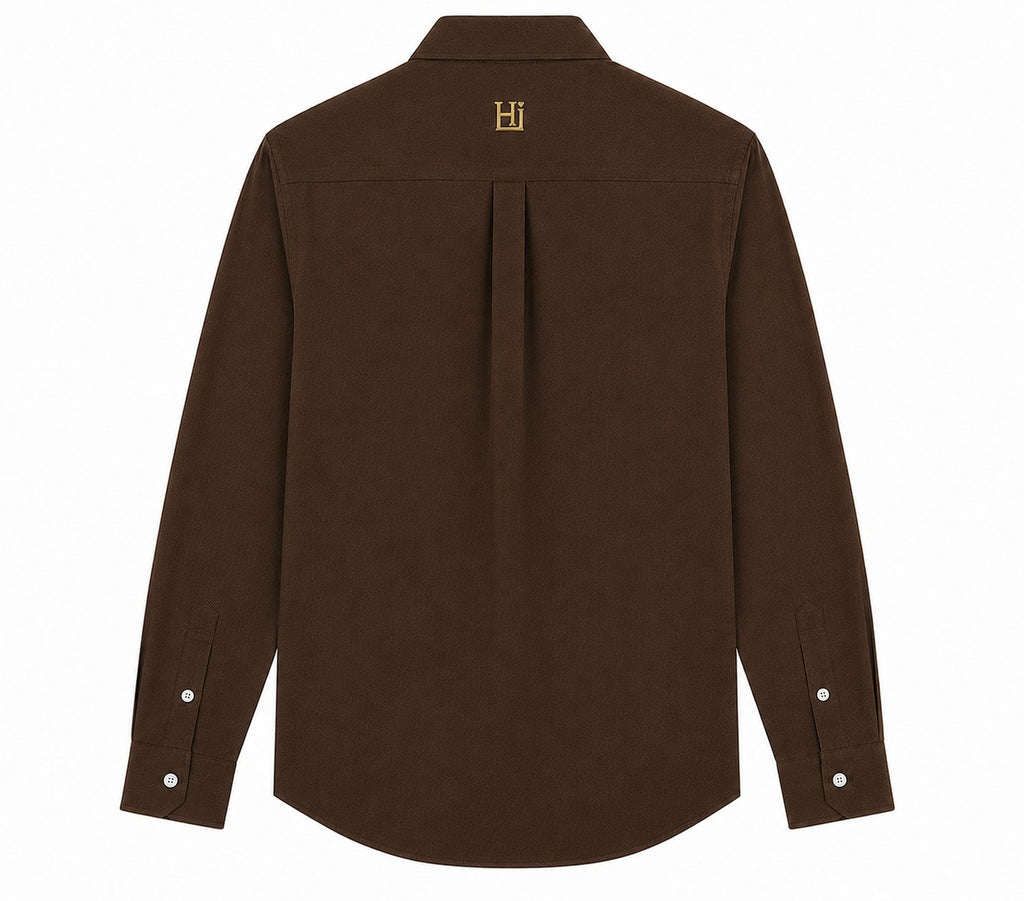 HAISH Classic Textured Brown Shirt