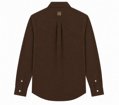 HAISH Classic Textured Brown Shirt