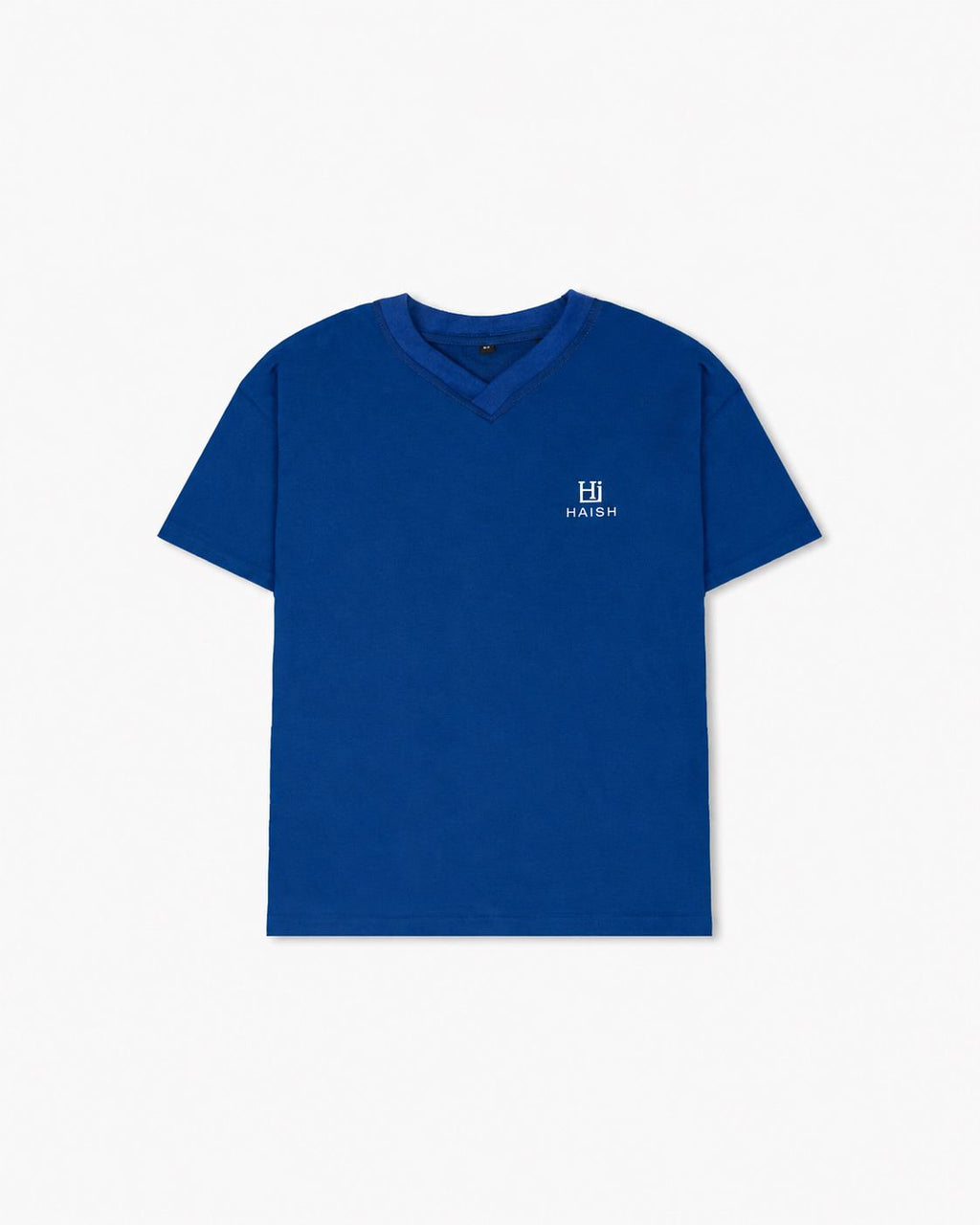Casual Blue Streetwear T-Shirt with Samurai Graphic & Motivational Quote