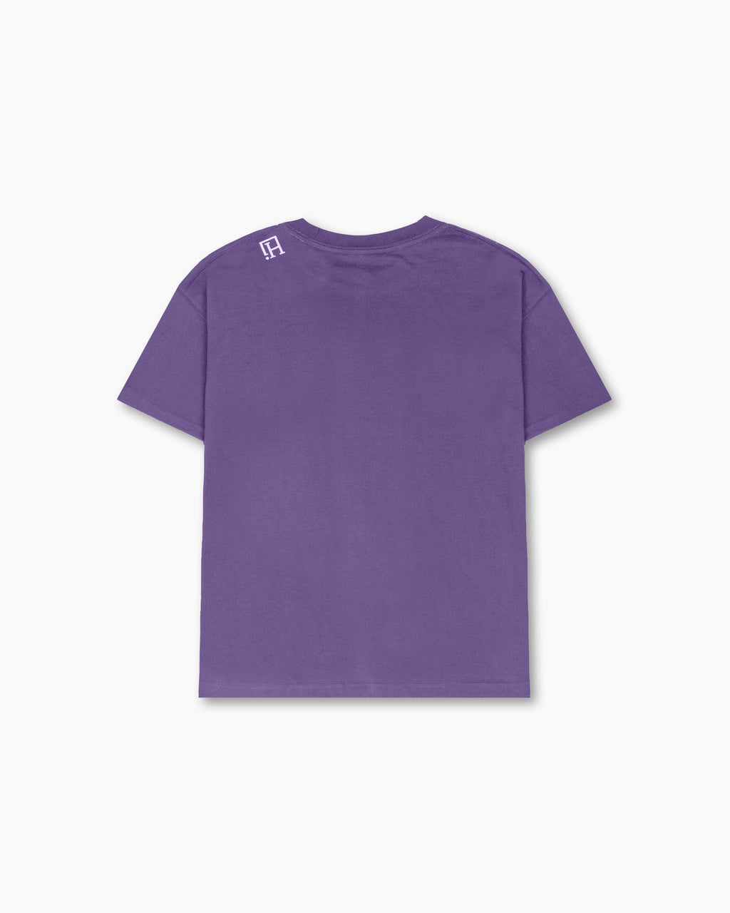 Purple Japanese-Inspired Peace Graphic T-Shirt