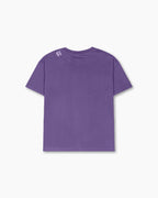 Purple Japanese-Inspired Peace Graphic T-Shirt