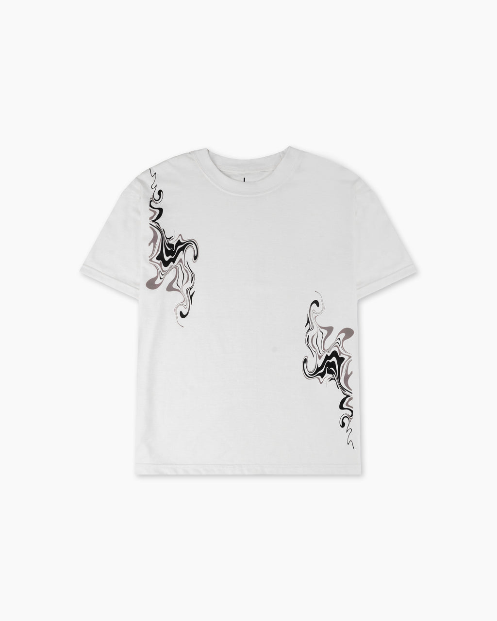 Men’s Abstract Graphic White T-Shirt