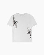 Men’s Abstract Graphic White T-Shirt