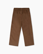 HAISH Women’s Brown Button-Detail Wide-Leg Lounge Pants